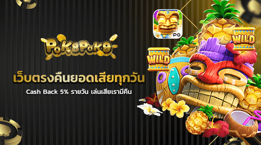 เว็บตรงคืนยอดเสียทุกวัน Cash Back 5 รายวัน เล่นเสียเรามีคืน